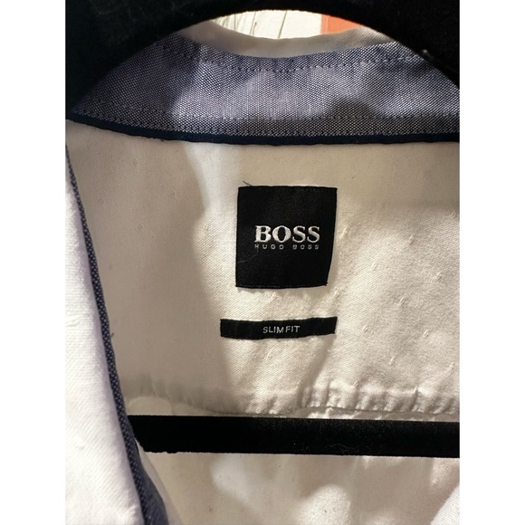 Hugo Boss BOSS Men's Rikki 53 Slim-Fit Shirt - Size Small - Picture 16 of 16